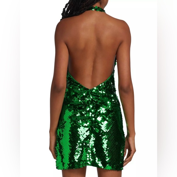 Ronny Kobo Draped Sequined Mini Dress - Picture 8 of 16